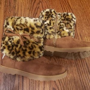 Leopard Boots